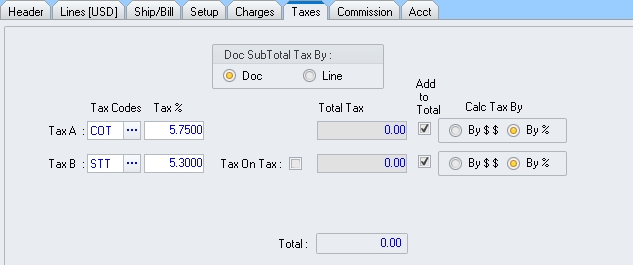 Add Tax(es)